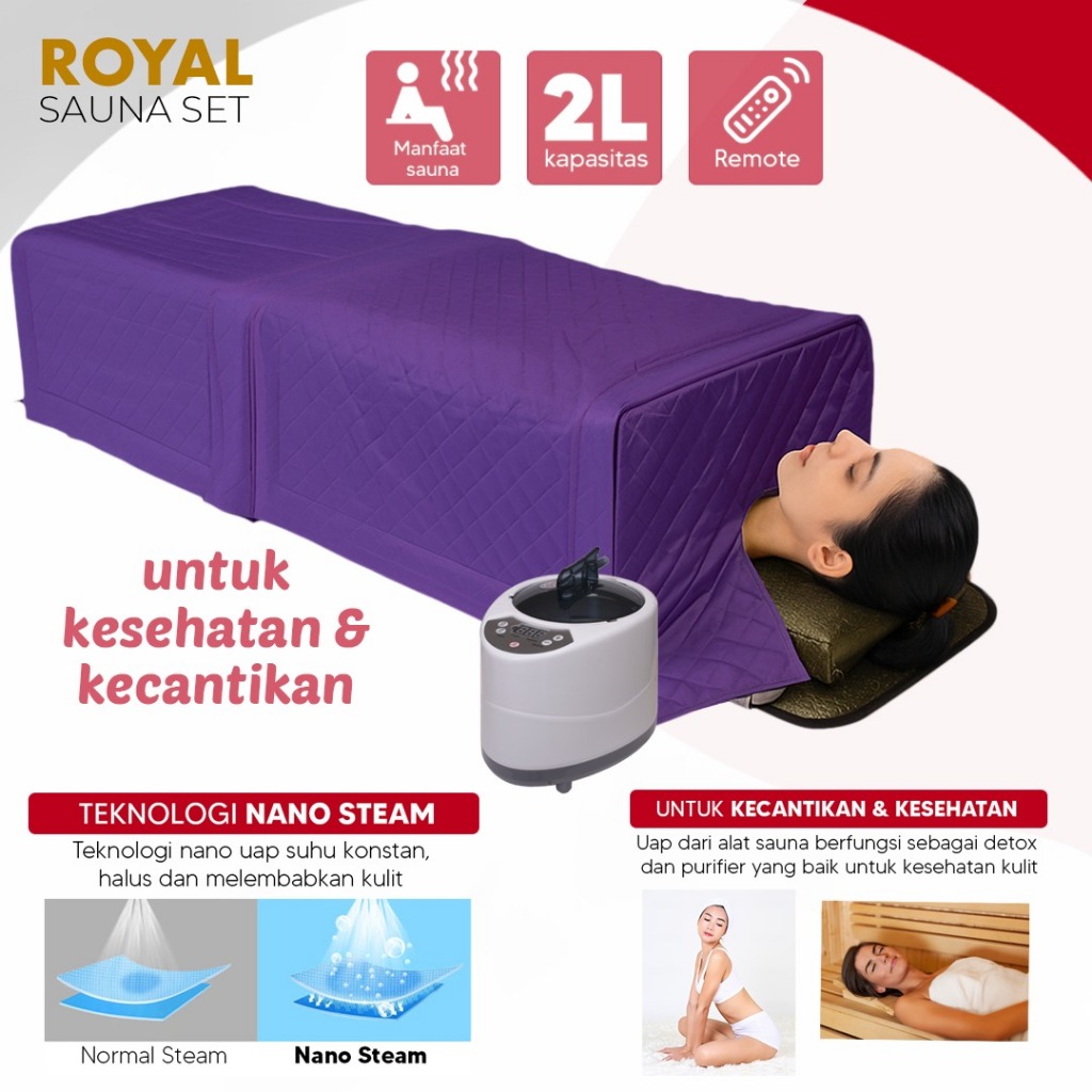 MESIN Royal Steam Sauna Diet portable Sauna Machine/ - Fat Burning ...