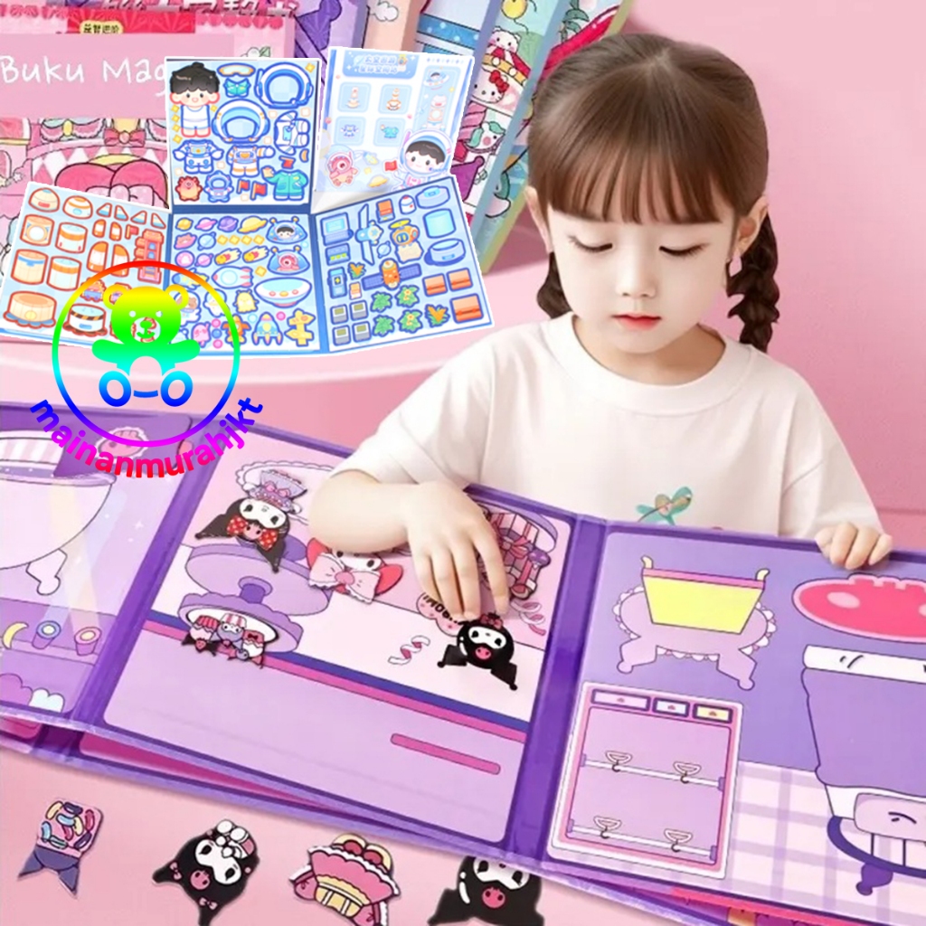 ACC STICKER MAGNET CHARACTER BOOK MAGNET DIY MAGNETIC CUTE TOY CUTE ...