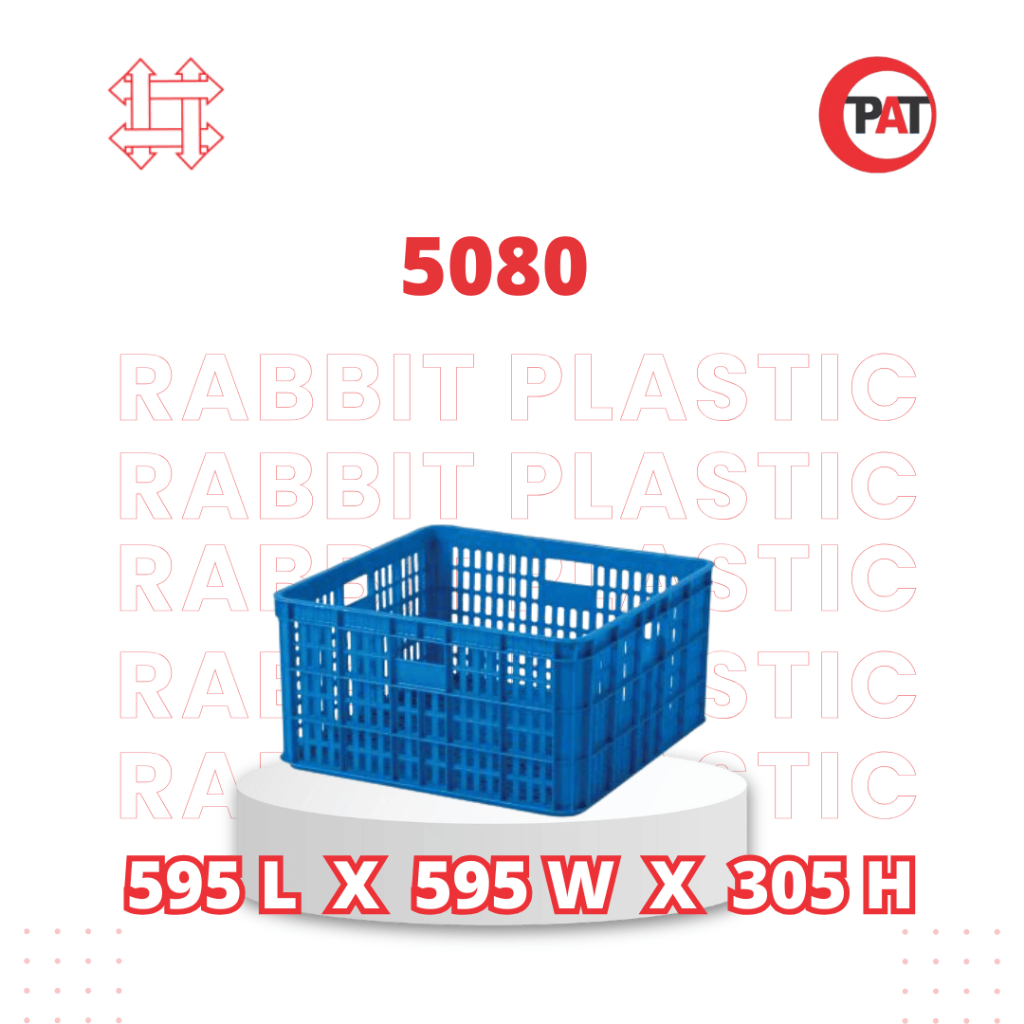 Rabbit Container Plastic Perforated 5080 | Shopee Malaysia