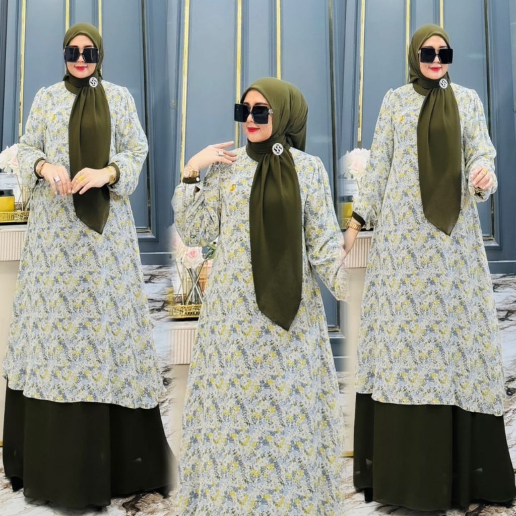 LAYLA SET By ELISH LABEL MALAY STYLE GAMIS PARTY GAMIS SCRAFT SQUARE ...