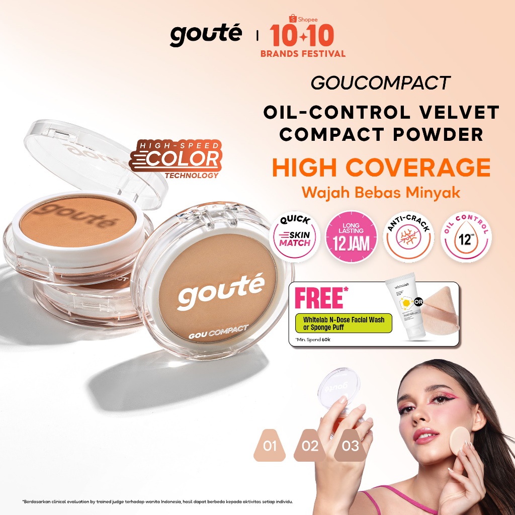 Straight Compact Powder Matte Oil Control | Goucompact Velvet Finish No ...