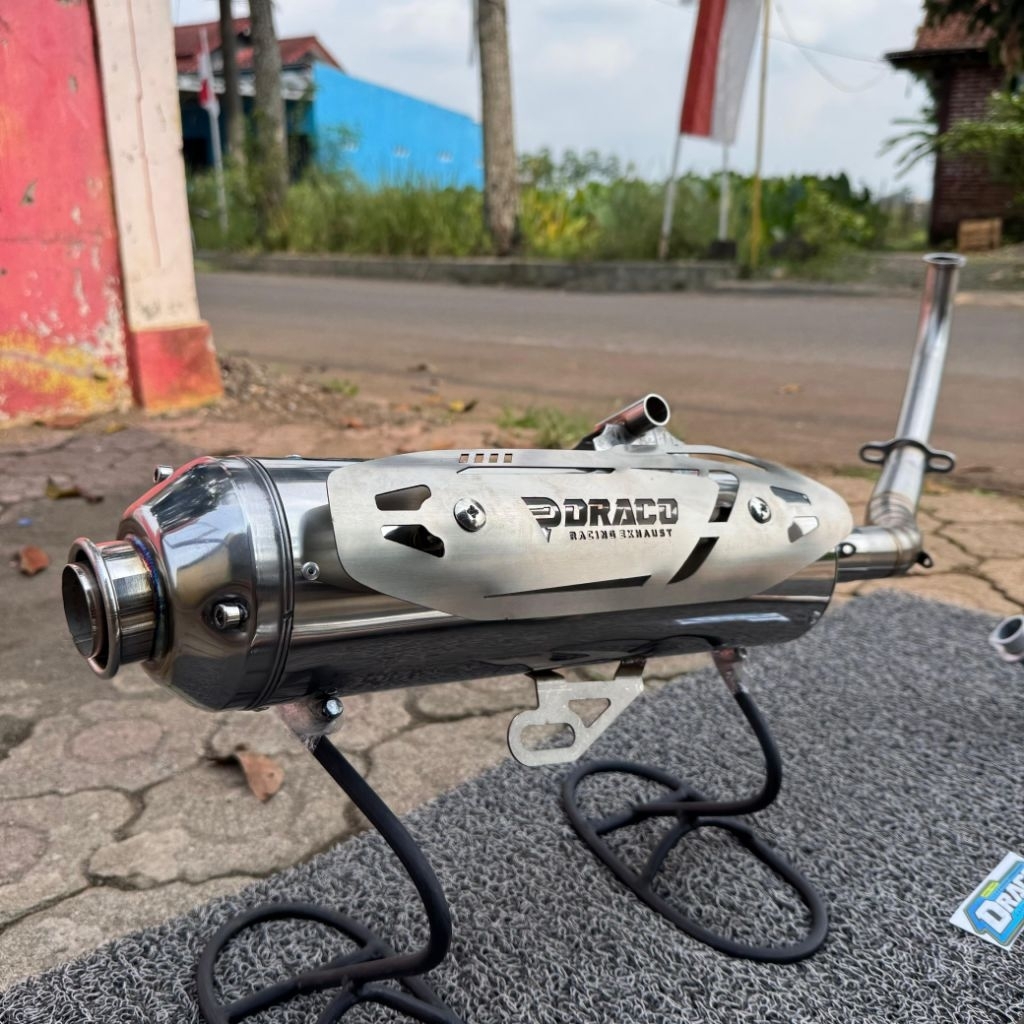 Draco standard racing armor V2 Vario Mio exhaust aerox NMAX PCX Scoopy ...
