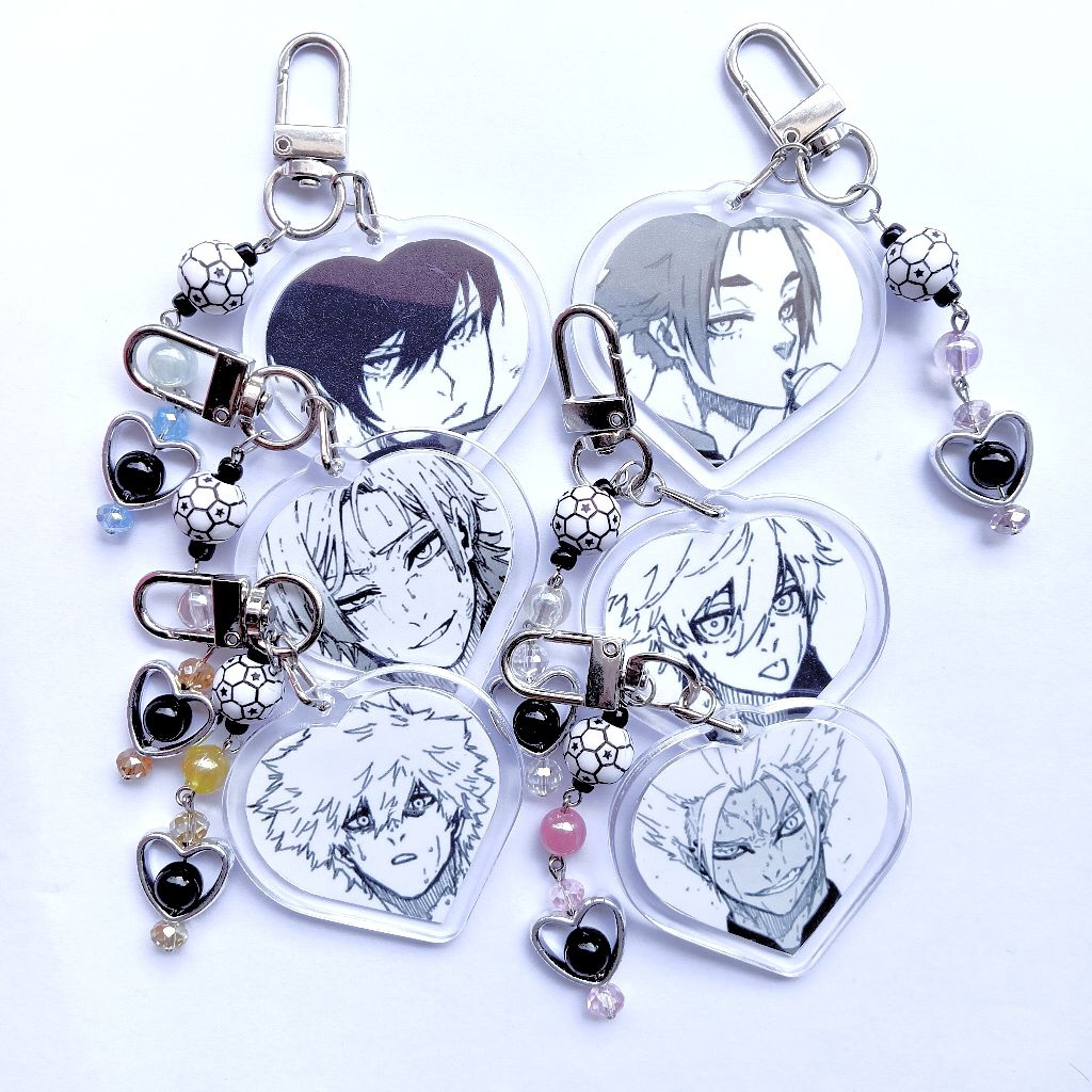 GANTUNGAN BLUE LOCK KEYCHAIN BLUELOCK BAG CHARM | Shopee Malaysia