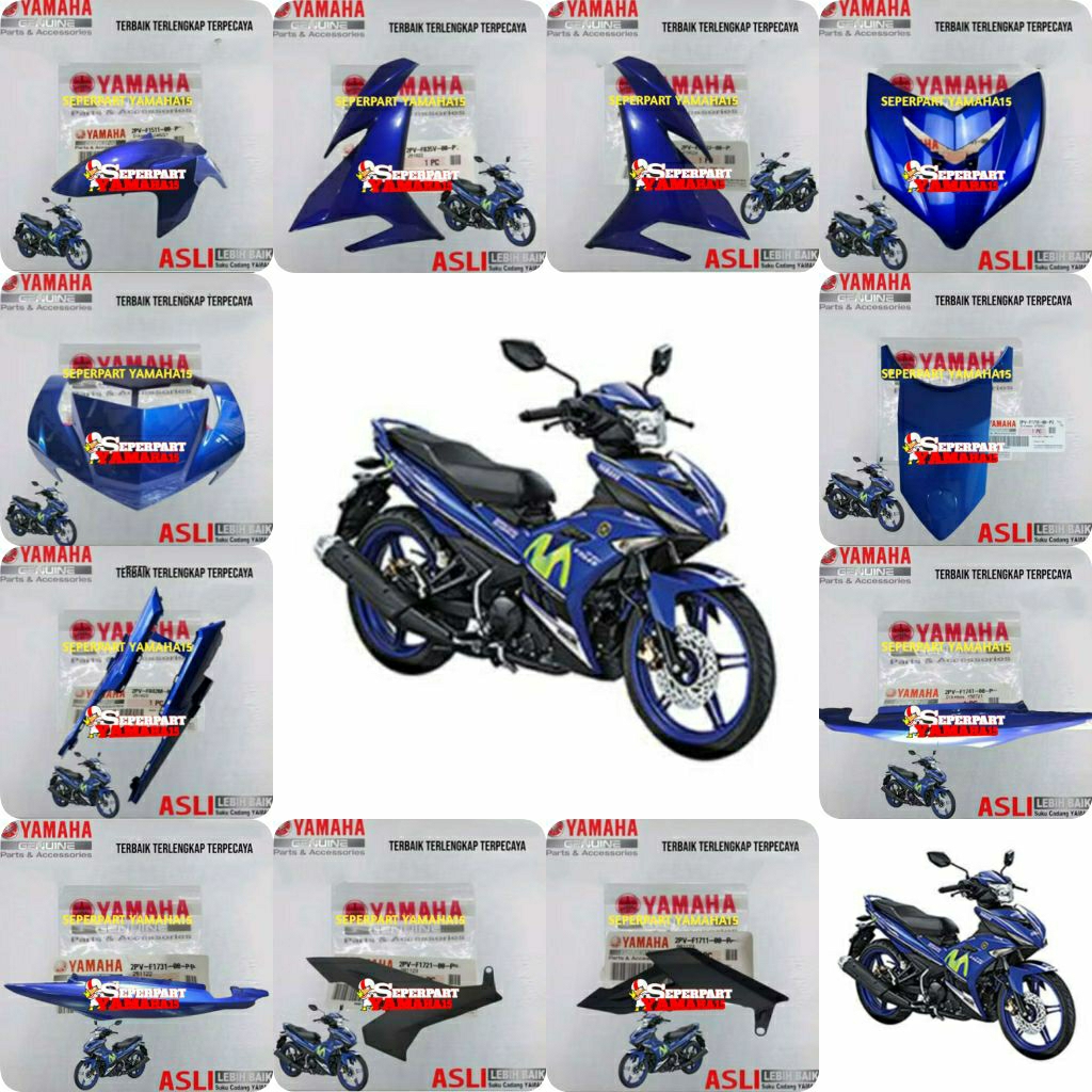 FULL BODY SMOOTH MX KING 150 V1 ORIGINAL YGP GENUINE PARTSbiru | Shopee ...