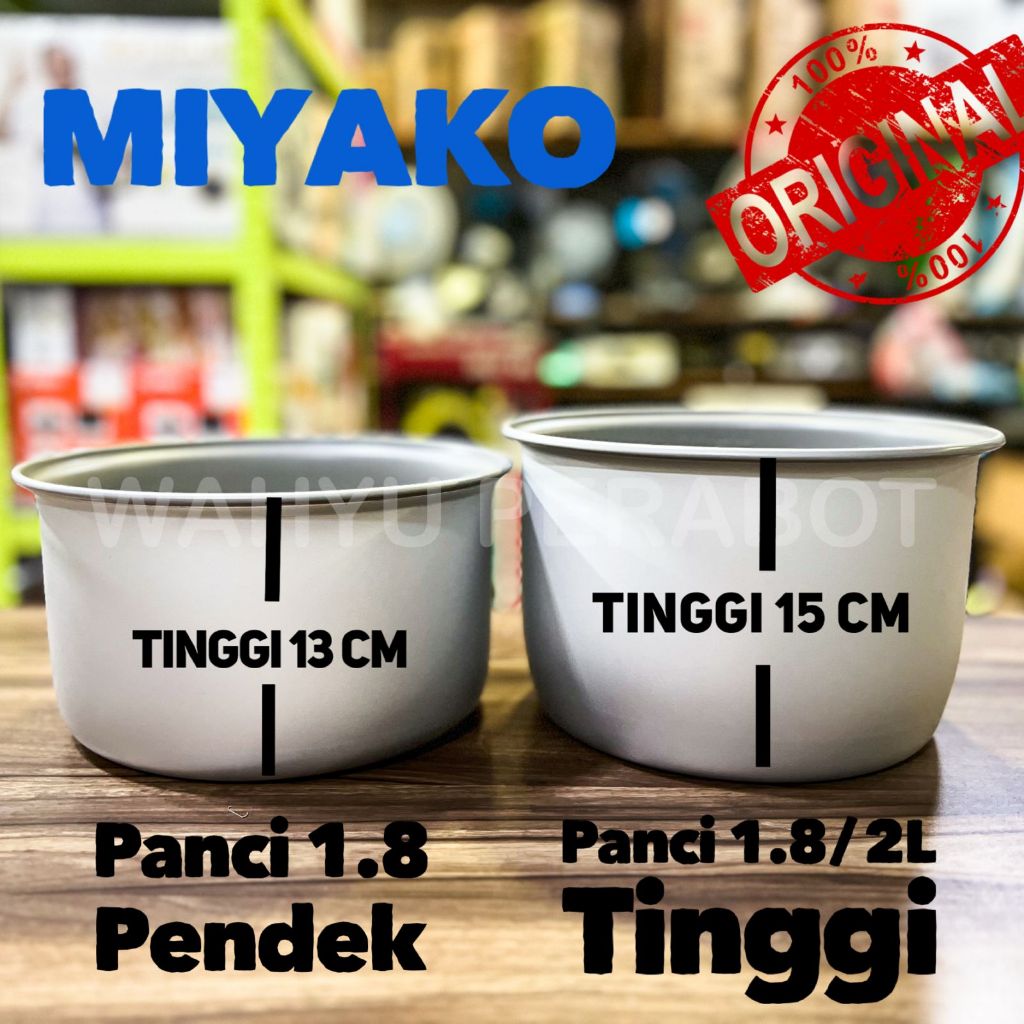 MIYAKO RICE COOKER MAGIC COM RICE COOKER MIYAKO SHORT AND TALL 508 528 ...