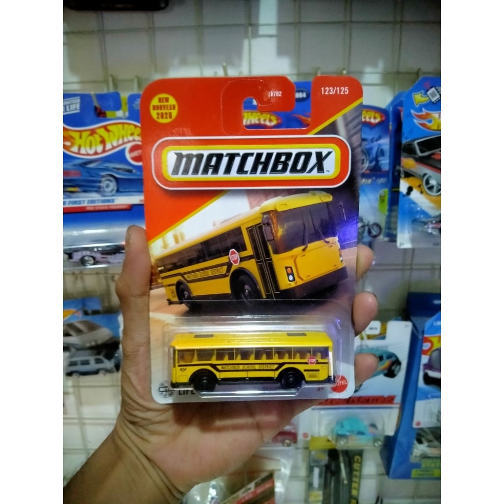Matchbox MBX EV School Bus | A-Main Apparel