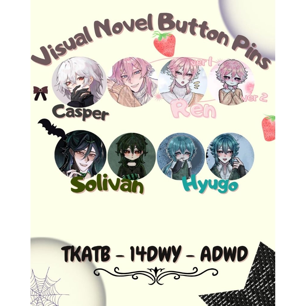 [NEW] Doff Badge pin Solivan brugmansia pin ren and casper visual ...