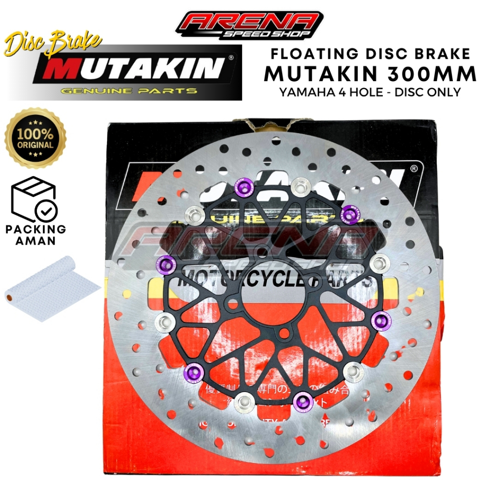 Yamaha 300mm Floating Disc BrakeMutakin 4 Holes WITHOUT BRACKET 300 mm ...