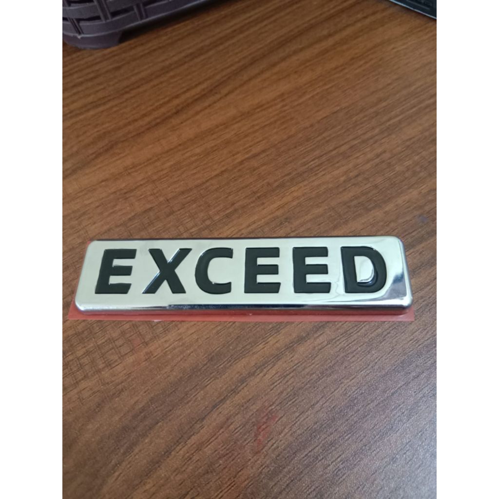 Original Pajero sport and Strada exceed logo emblem | Shopee Malaysia