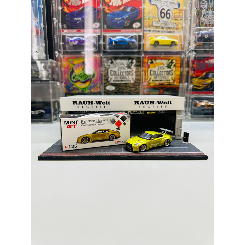 Mini GT No 125 Pandem Nissan GTR R35 Cosmopolitan Yellow | Shopee Malaysia