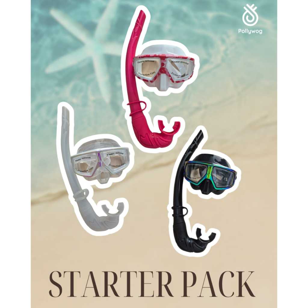 LOW VOLUME ACRYLIC MASK PACKAGE + SNORKEL | Shopee Malaysia