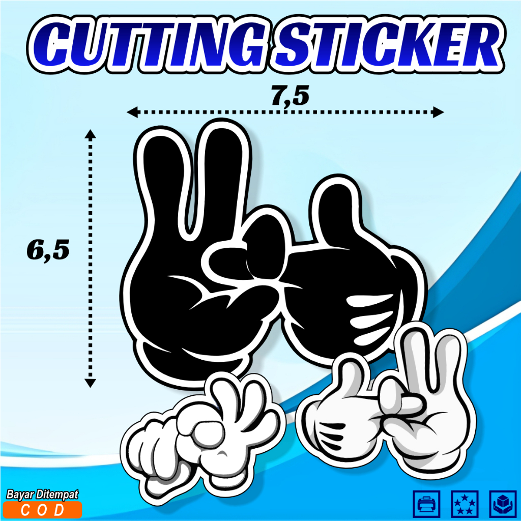 MESIN NAUGAL FINGER CUTTING STICKER, PREMIUM MATERIAL, UV MACHINE ...