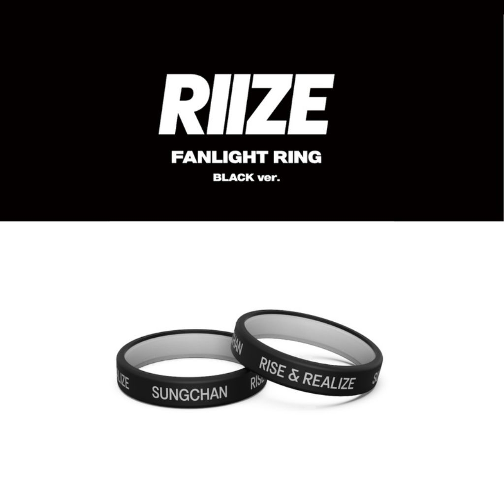RIIZE FANLIGHT Ring WHITE VER / BLACK VERSION MEMBER SHOTARO EUNSEOK ...