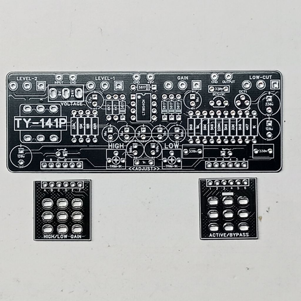 T-Audio PCBFX-368 Based on Hudson Broadcast Dual Footswitch Preamp ...