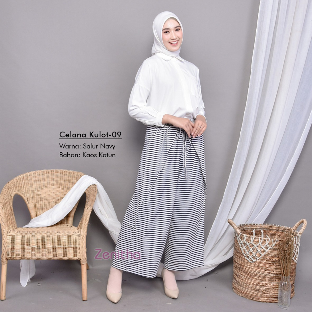 Zenitha - Daily Culottes Pants Beautiful Patterned | Shopee Malaysia