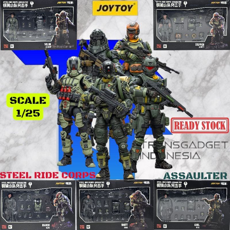 JOYTOY Military 1/25 Dark Source Steel Ride Corps Assaulter - STEPHEN ...
