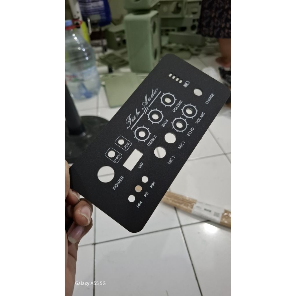 CAHAYA 2mm thick SATIN acrylic TONE CONTROL PANEL with no light ...