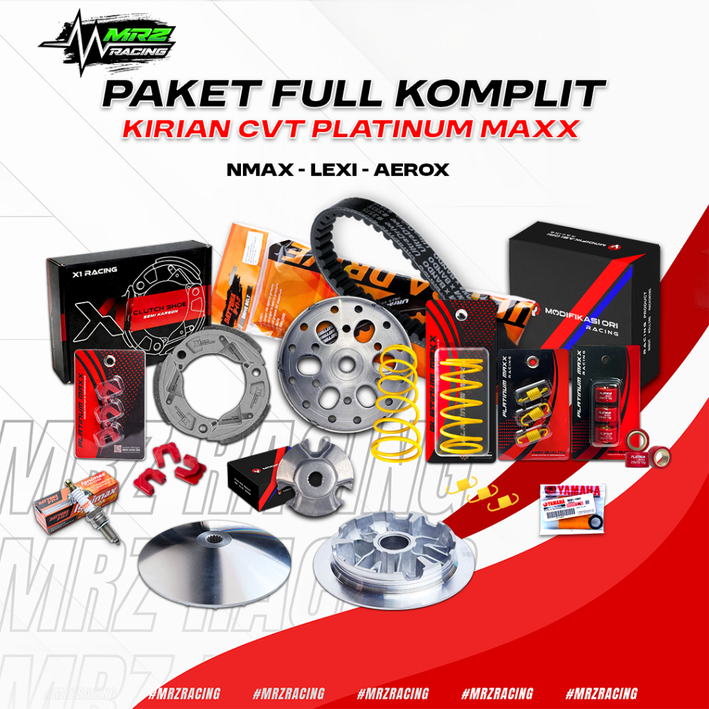 COMPLETE FULL CVT PACKAGE NMAX 155 - ORIGINAL YAMAHA AEROX RACING CVT ...