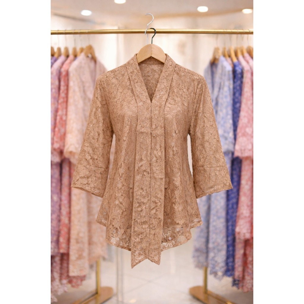 Floy Brocade Mocha Kebaya Floy Brocade Kebaya/ in Choice of Colors ...