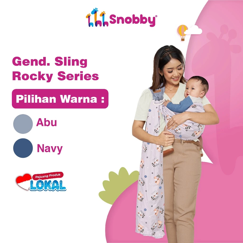 Snobby Rocky Series Sling Carrier SBG0145 | Shopee Malaysia