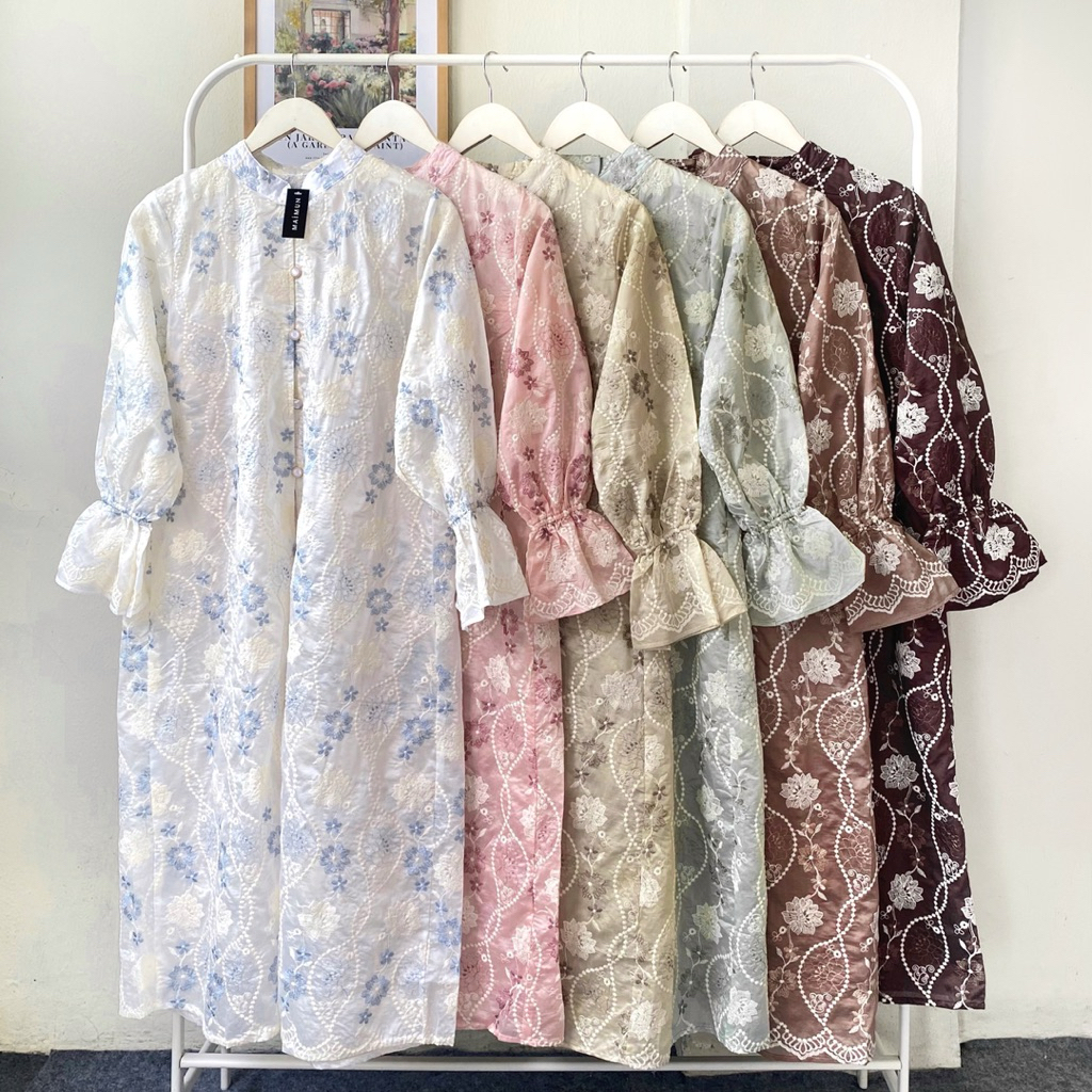 Maimun House - Sera Tunic (Women's Floral Embroidered Outer Tunic ...