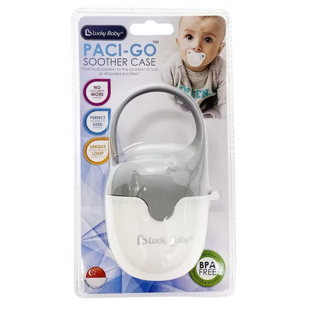 Lucky baby Paci-go container for pacifiers | Shopee Malaysia