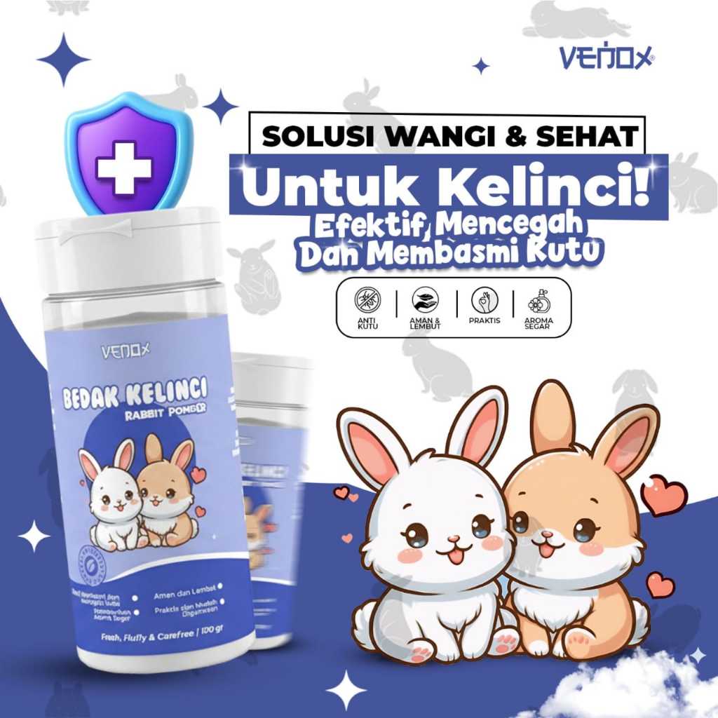 AWINDO RABBIT Powder - Venox Premium Rabbit Powder Anti-Flea Powder for ...