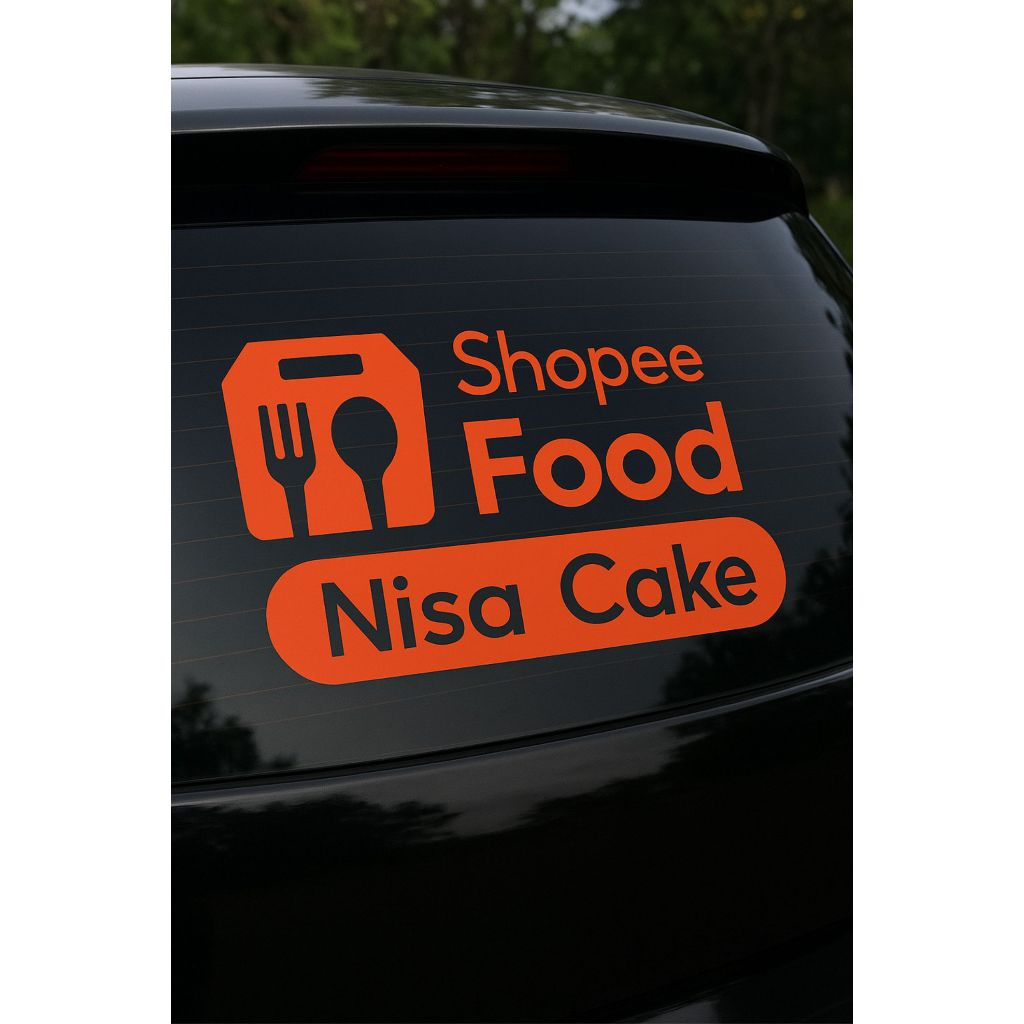 Shopee Food Promotional Stickers Custom Shop Stickers | Shopee Malaysia
