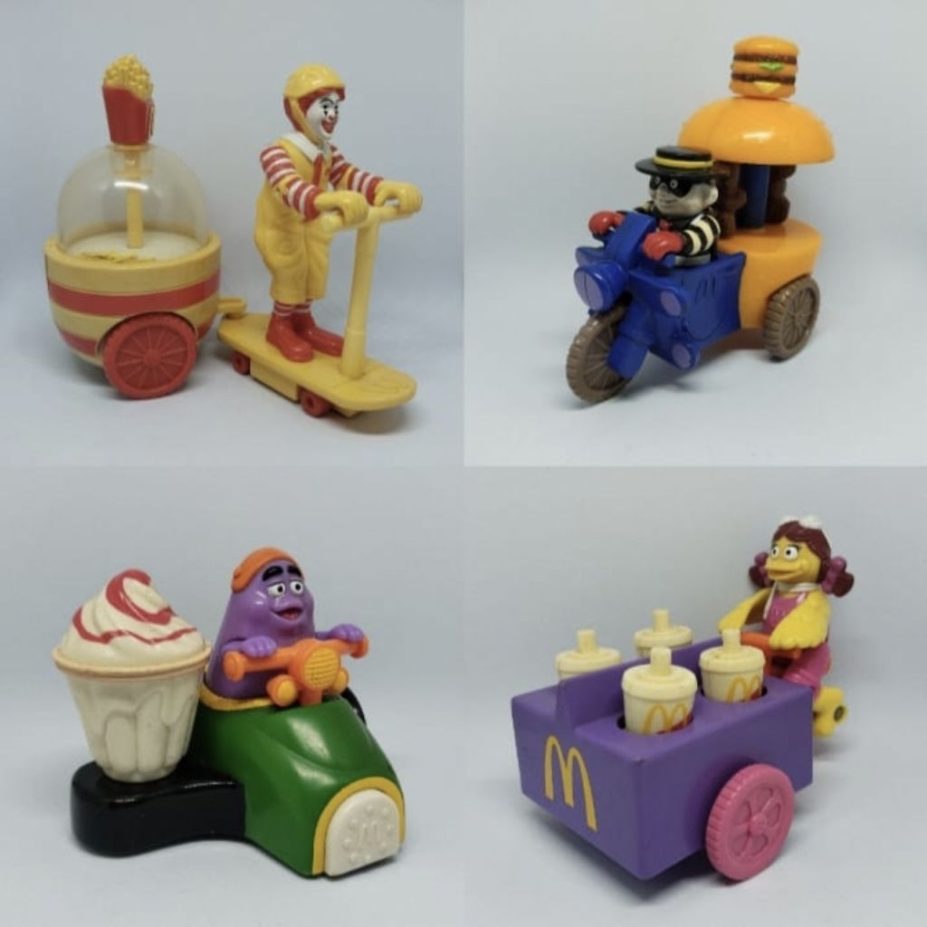 Happy Meal McD McDonalds Character Mascot Ronald Grimace Birdie ...