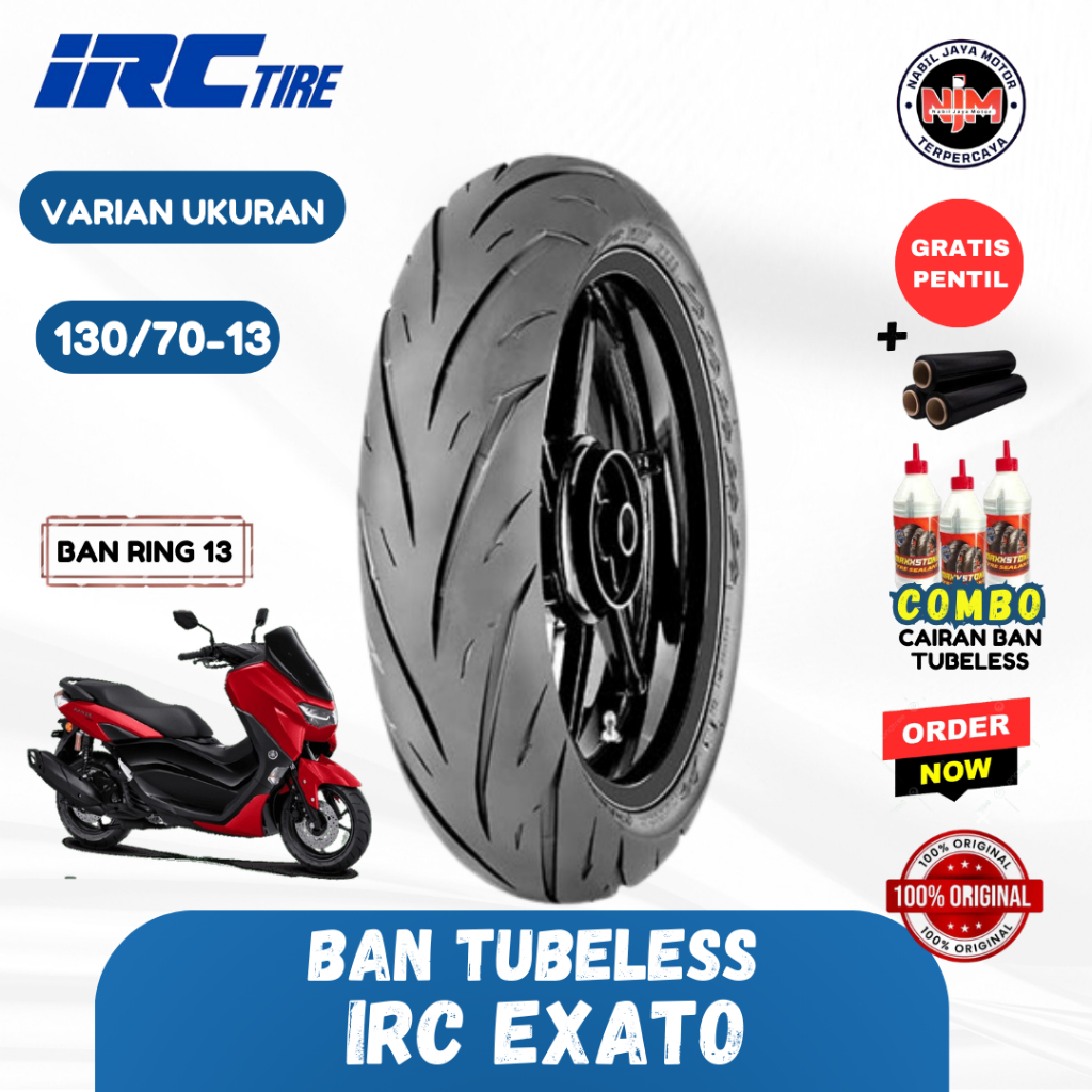 PCX 160 New REAR TIRE 130/70 - 13 IRC SCT-007 STANDARD SIZE