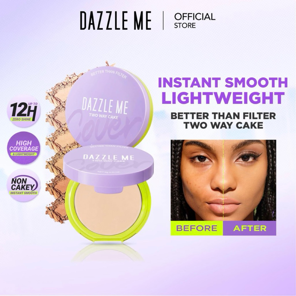 Better Than Filter Double Kill two way cake Pressed Powder Matte ...