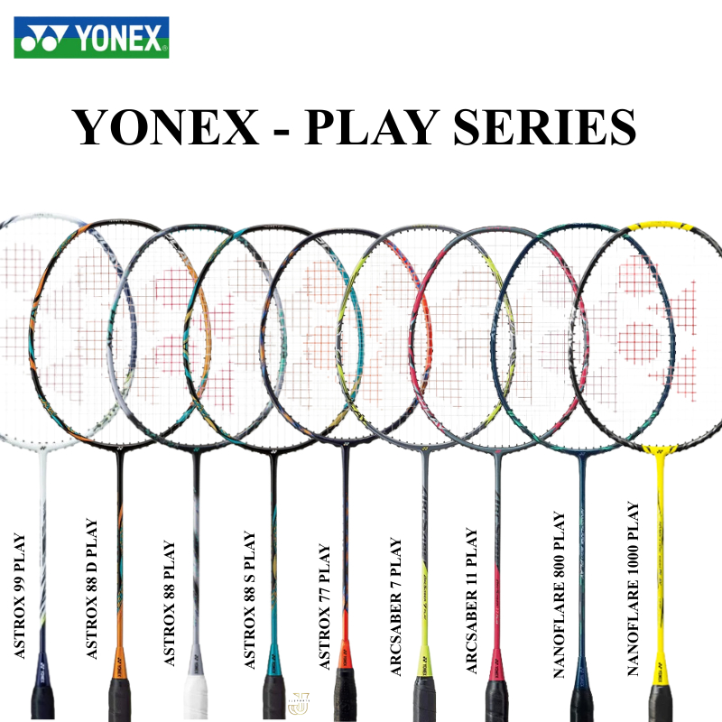 Yonex PLAY Series Astrox 77 88 SD 99 Play Nanoflare 1000 800 Play ...