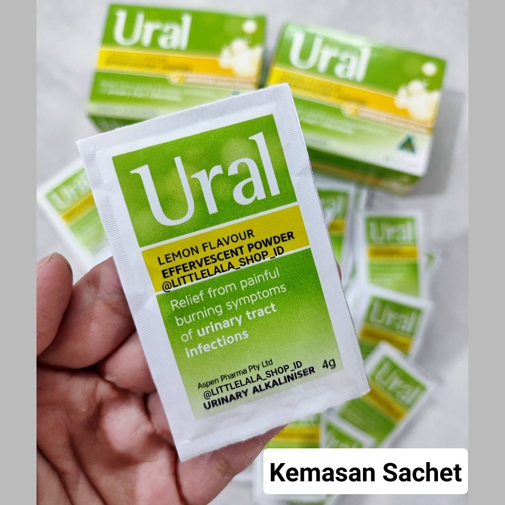 URAL Effervescent Powder sachet relieves analys, UTIs, urinary tract ...