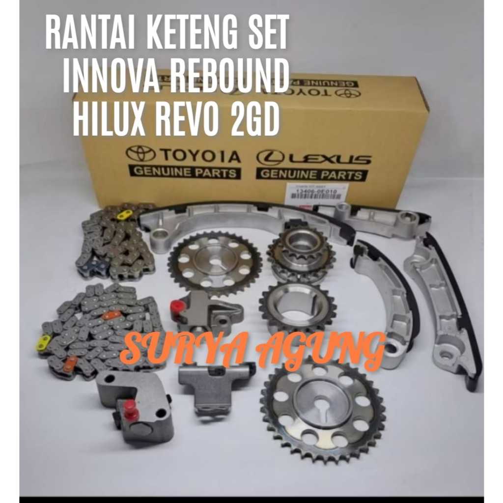 TIMING CHAIN SET TIMING CHAIN SET TOYOTA INNOVA REBORN HILUX REVO 2GD ...