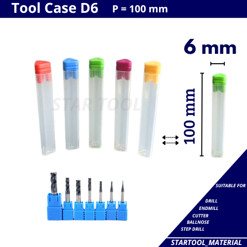 Triangle Tool Case D6 x 100mm Stepdrill Drill Endmill Holder | Shopee ...