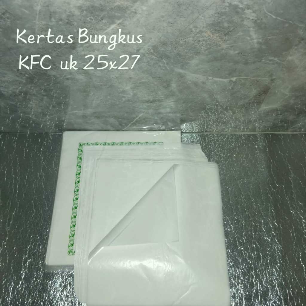 KFC PAPER FOR WRAPPING RICE,/BURGER RICE, CONTENTS 100 SHEETS ...