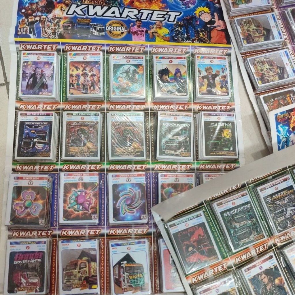 Quartet card toy card (1 small pack) | Shopee Malaysia