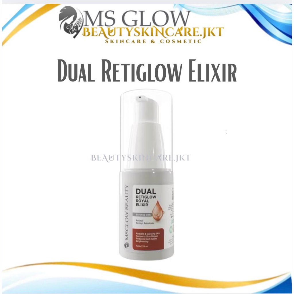 MS Glow Dual Retiglow Royal Elixir Serum Essence | Shopee Malaysia