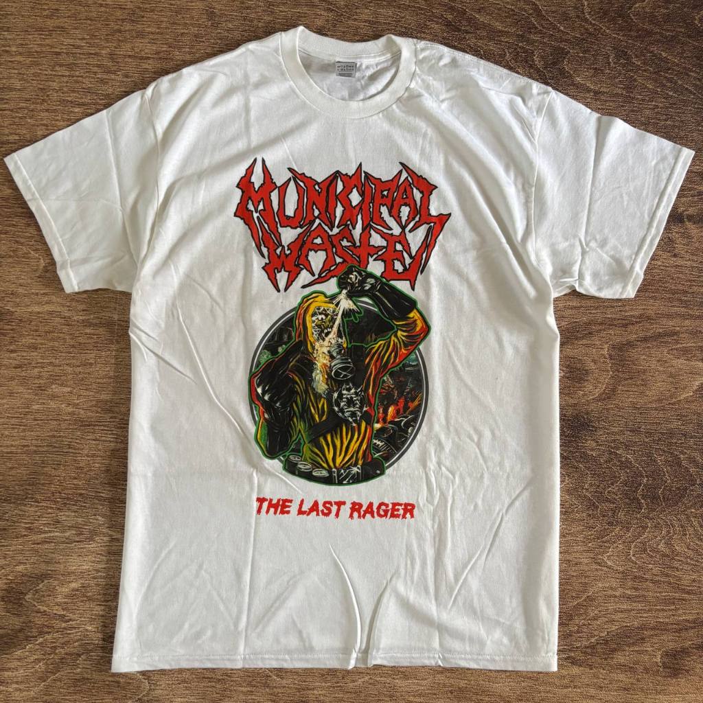 OFFICIAL MUNICIPAL WASTE BAND T-SHIRT - THE LAST RAGER ORIGINAL ...