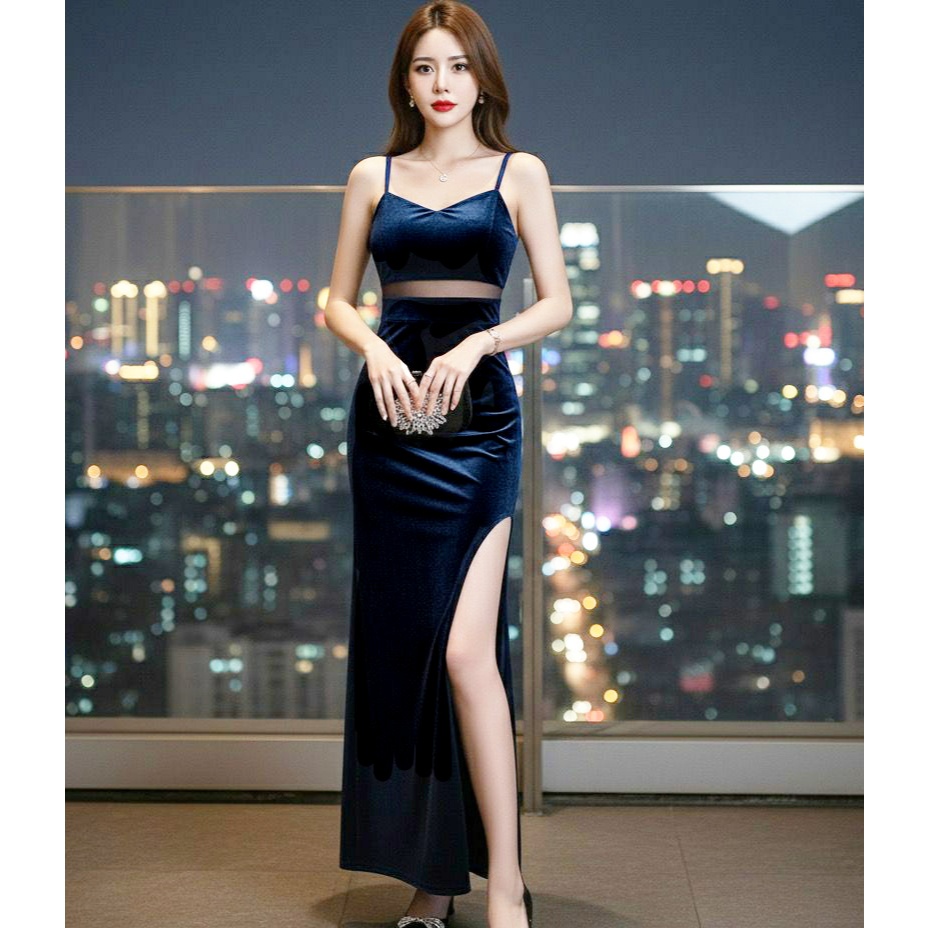Anya sexy korean party dress Evening dress dress korean style | Shopee  Malaysia