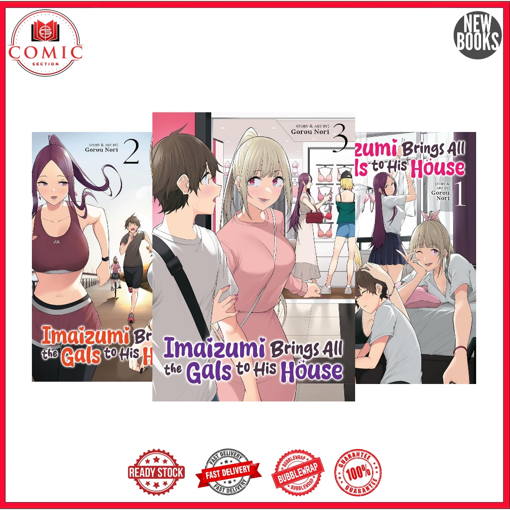 Imaizumi Brings All the Gals to His House (4 book series) | Shopee Malaysia