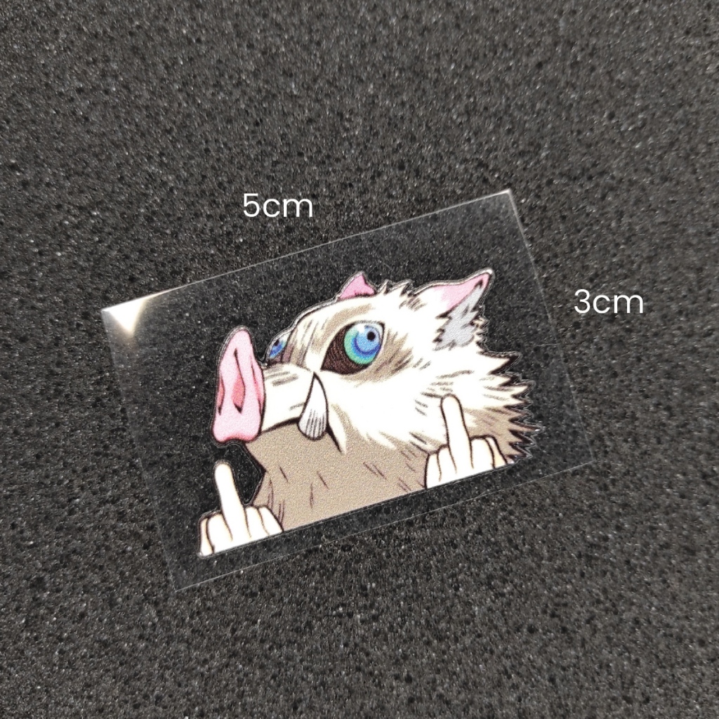 Permanent DTF sticker INOSUKE DEMON SLAYER | Shopee Malaysia