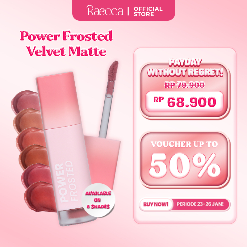 Raecca Power Frosted Velvet Matte Lip Cream Blur – Lip Matte Disguise ...