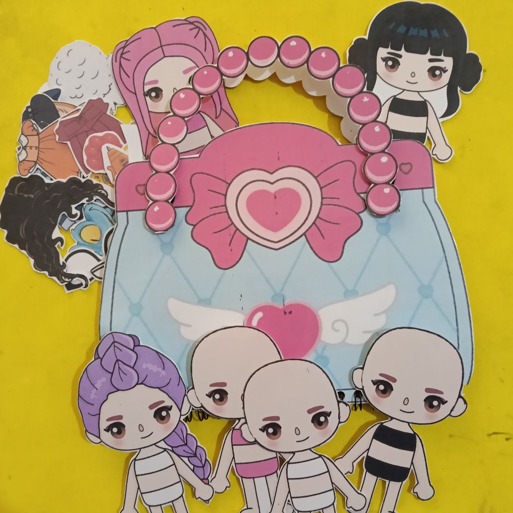 Paperdoll Huntrix x Zootopia Kpop Demon Hunters Paper Doll | Shopee ...