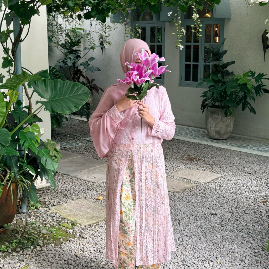 (RAYA SET) Lunaria Tunic Kurung Set for Eid Modern Tunic/ Raya Outfit ...