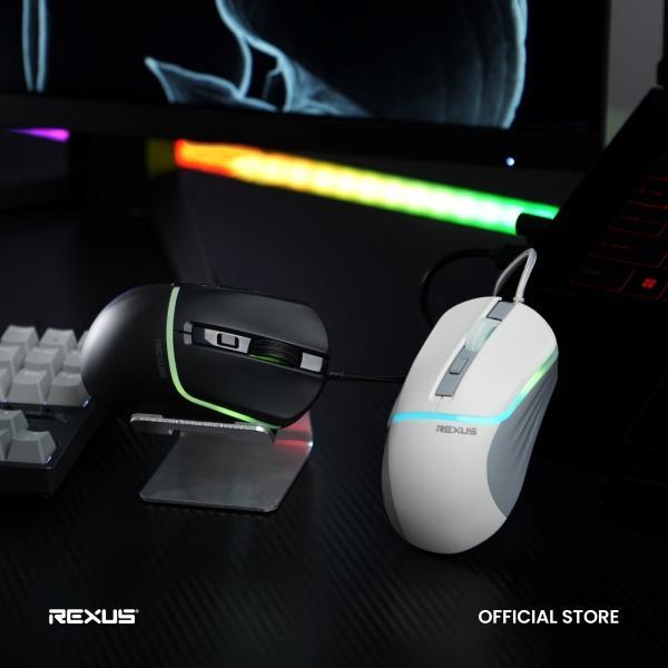 Rexus Xierra G15 Dynamic RGB Wired Gaming Mouse 6400DPI | Shopee Malaysia