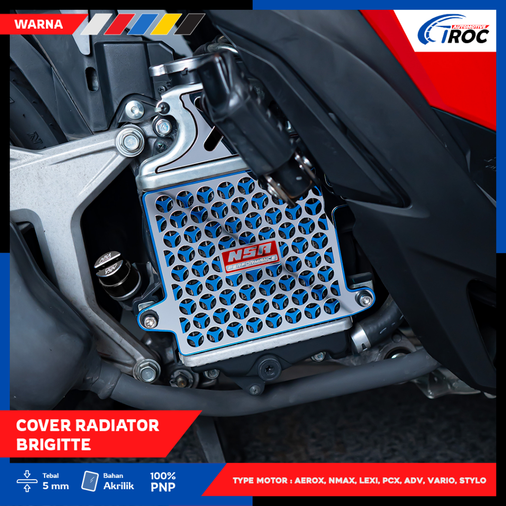 HONDA 160 TWO TONE BRIGITTE RADIATOR COVER VARIO PCX ADV STYLO 160 ...