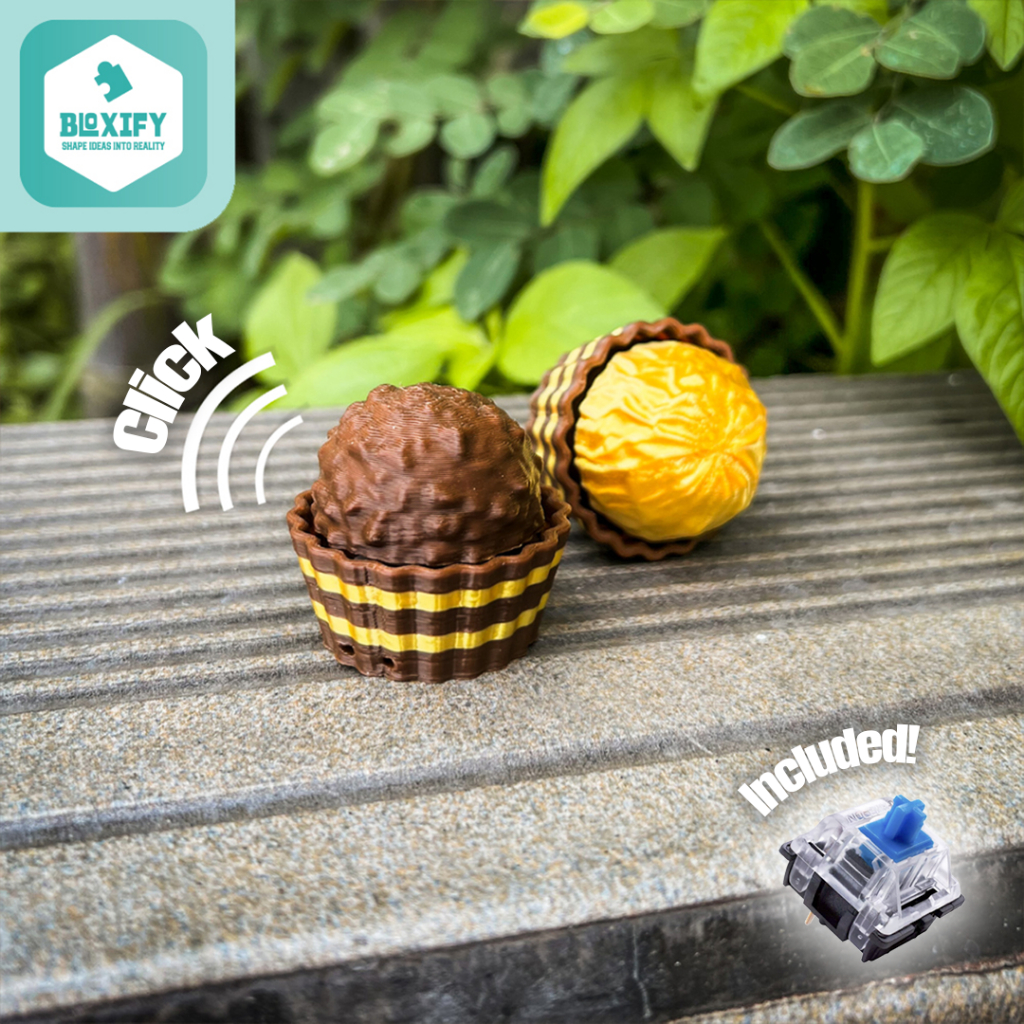 Ferrero Rocher Clicker Mini – Fidget Keychain Fidget Clicker with ...