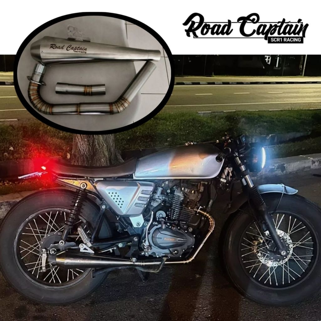 ROAD CAPTAIN - KEEWAY CR 152 Cafe Racer Exhaust | Shopee Malaysia