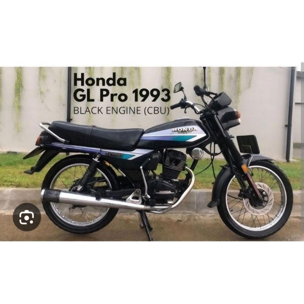 Striping Lis Body Decal Honda Glpro Gl pro 1993 93 Edition Black Engine ...